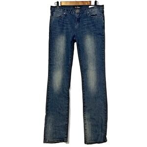 GUESS Jeans  Grace Low Rise Straight Size 29 Dark Wash-flaw